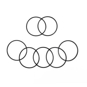 Custom Silicone Rubber Cutting Service Rubber Sealing Rings With Abrasion