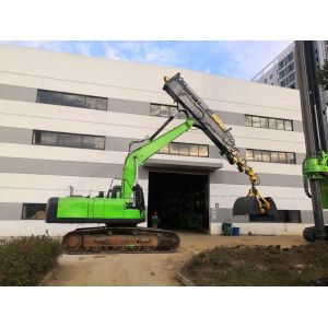 Robust APIE KM220 Excavator Clamshell Telescopic Arm With Depth 22m