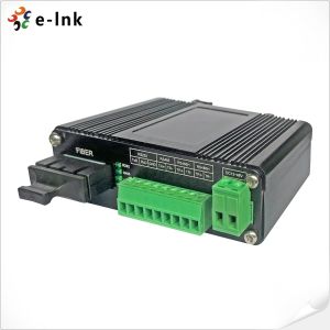Modem Industrial Optical Fiber To Rj45 Converter RS232 RS485 RS422 Serial