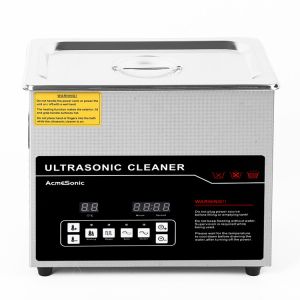 Cheap 3L Ultrasonic Cleaner With Heating Temperature Range 20-80℃ Drain Valve 60W Power 100W Heating Power for sale