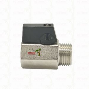 Nickel Plated Mini Ball Valve For Plumbing System 1/2'' Corrosion Resistance
