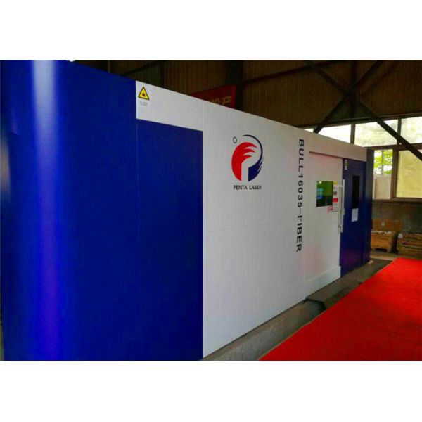 Water Cooling Large Format Fiber Laser Cutting Machine , Metal Laser Cutting