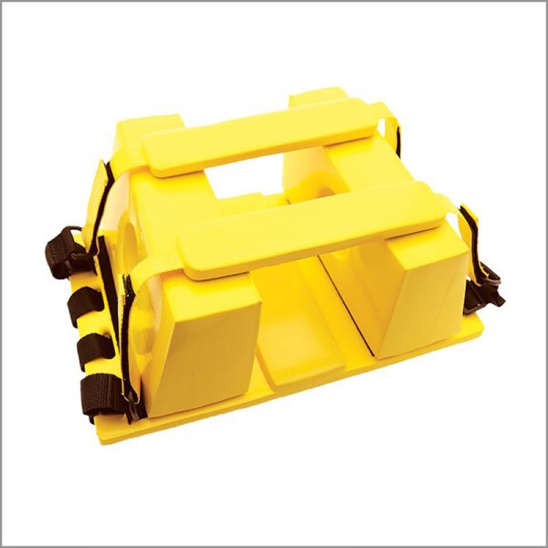 Plastic Coating Spine Board Head Immobilizer Easy Clean NBR Material