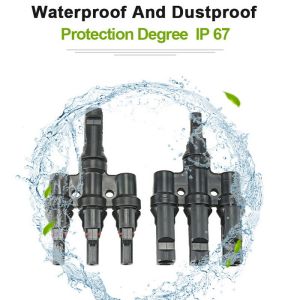 2.5mm2 4mm2 6mm2 T Type Solar Branch Connector 3 In 1 Connectors 30A