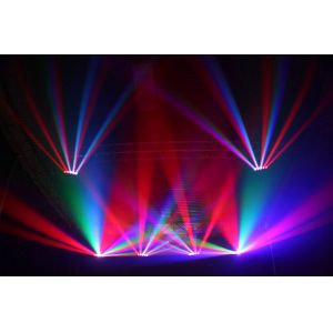 Brightest 8° Moving Head LED Beam Lamp RGBW / W Cree Leds 5 Heads * 10W