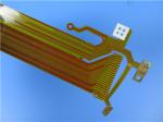2 Layer Flexible Printed Circuit PCB (FPC) Built on Polyimide With FR4 Stiffener