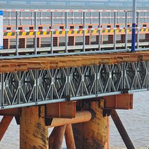 China Q345B-Q460C Railway Steel Truss Bridge Galvanization Or Painting Corrosion Prevention on sale