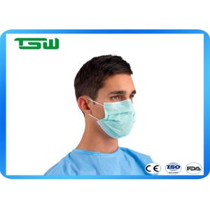 China High quality disposable face masks with earloop in blue on sale