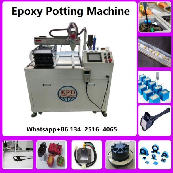 Ab Glue Dispenser Epoxy Application Machine 2 Components Metering Mixing