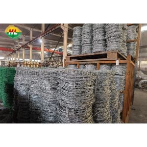 3'' Spacing Galvanized Barbed Wire For Farm Fencing Applicated