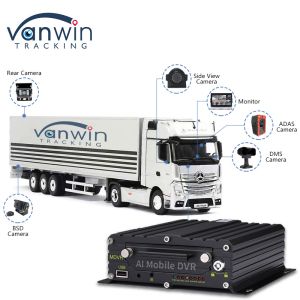ADAS DMS BSD AI Vehicle Fleet Cam Car With 8CH WiFi GPS 4G Live View Mobile DVR
