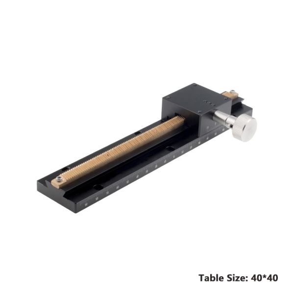 X Axis Precision Displacement Manual Linear Stage Fine Tuning Frame Dovetail