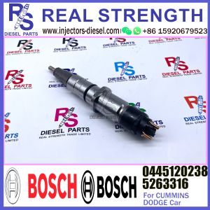 0445120238 5263316 BOSCH Diesel Injector For Dodge Cummins 5.9L