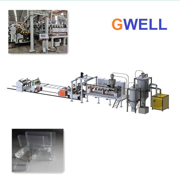 Quality PET Sheet Making Machine of Twin Screw Thermo forming Extrusion wholesale