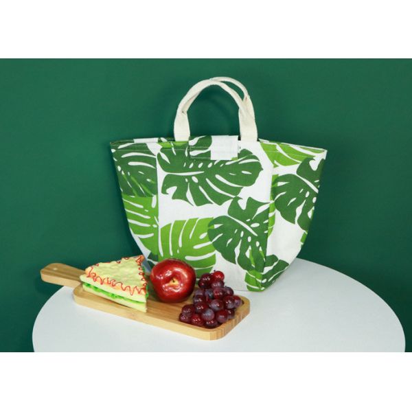 Quality Printing 8oz Canvas Insulation Recyclable Tote Bag Food Stroage wholesale