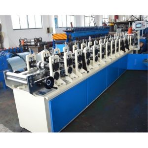 Galvanized Steel Omega Section Stud And Track Roll Forming Machine SGS Listed