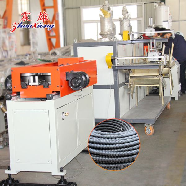 Quality 11KW PVC Single Wall Corrugated Pipe Machine Plastic Pipe Easy Mold Change Fast Output wholesale