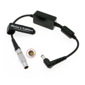 Cheap Power Cable For Sony FX6 / FX9 From DJI Ronin 2 Gimbal Stabilizer 6 Pin Male To DC Right Angle 30CM/12 Inches for sale