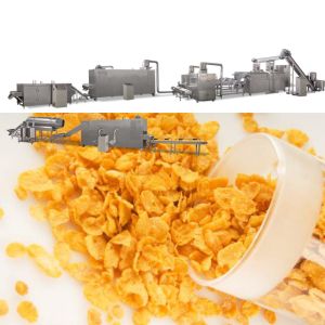 300KG/H Corn Flakes Processing Line Breakfast Cereal Production Line