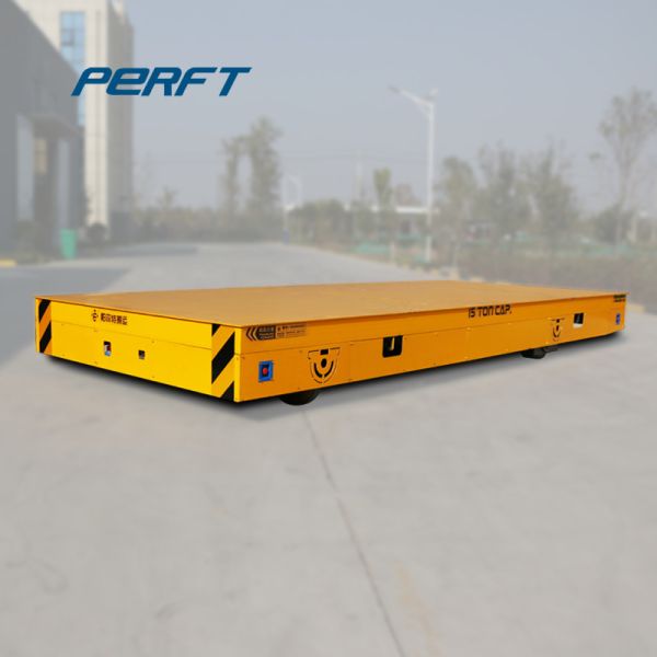 Quality Trackless Transfer Bogie Steerable Molten Metal Transfer Cart On Cement wholesale
