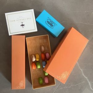 Customizable Food Safe Macaron Paper Boxes Plastic Macaron Trays