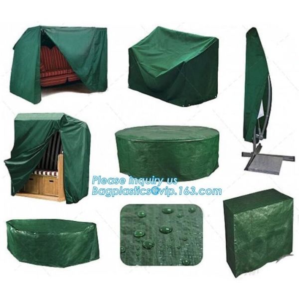 PATIO WEATHER PROTECTION 8 SEATER RECTANGULAR FURNITURE SET COVERS,HEAVY DUTY