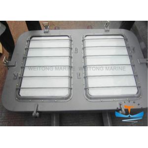 Caron Steel Boat Skylight Hatch Rectangular Type 3-6mm Thickness With Skylight
