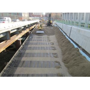 High Intensity PP Plastic Uniaxial Geogrid 25KN/M for Retaining Wall
