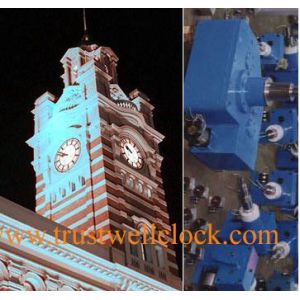 clocks tower and movement mechanism with big power force for two hands -minute