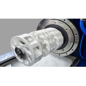 Powerful NMM Large Flow Bead Mill 22KW Bottom Discharge Grinding Media 0.3-1.2mm