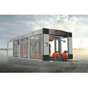 15 Brushes Automatic Tunnel Car Wash Machine length 40000mm