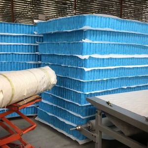 High Carbon Steel Mattress Pocket Spring Unit with Non Woven Fabric