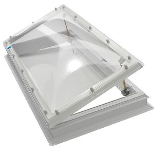Lighting Plastic Dome Skylight Customized Moulding Durable For Restaurants