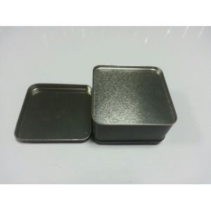 Empty Gift Tin With Black Color Printed ,Watch Packaging Box ,Looks Graceful And