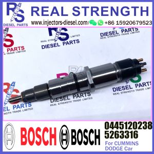 0445120238 5263316 BOSCH Diesel Injector For Dodge Cummins 5.9L
