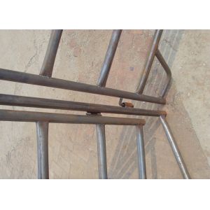 Square Style Galvanized Cattle Panels , Livestock Metal Fence Panels CE