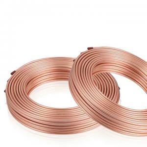 Cheap Astm B280 C12200 Copper Pipe Coil 15mm 6.35x0.7mm Thin Wall Copper Tubing for sale