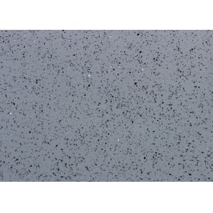 Artificial Sparkle White Galaxy Star Quartz Stone Countertops Slabs Flat / Eased Edge