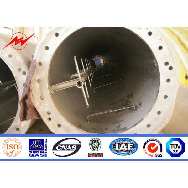 Quality 50ft Galvanized Octagonal Outdoor Monopole Cell Tower Communication Distribution With Minimium Galvanization 100 wholesale