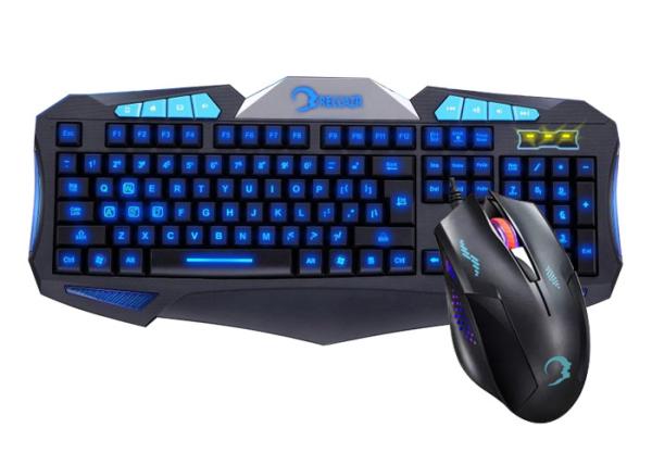 Quality Various Size Illuminated Gaming Keyboard And Mouse Combo No Driver Needed  wholesale