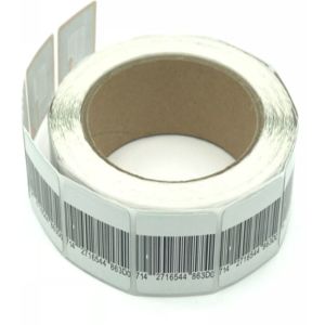 Cheap High Detection Rate Round Security Solution AM Label In Roll / Anti Theft Tag for sale