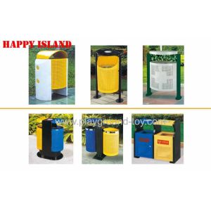 Cheap Stainless Trash Cans Park Trash Cans With Lid Custom Galvanized for sale
