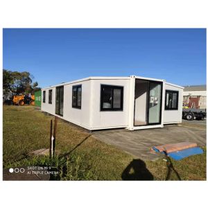 Expandable Container House with Customizable Design and Rock Wool Sandwich Panel