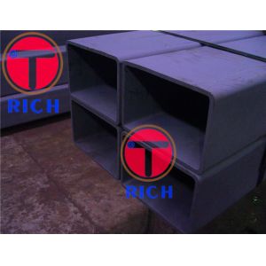 Square / Rectangular Hot Rolled Steel Pipe , Galvanized Electric Welded Pipe