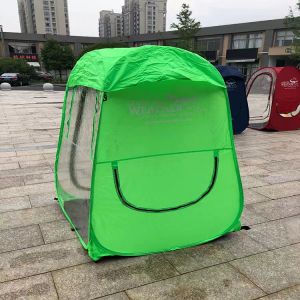 Single Layer 210D Oxford Cloth Pop Up Weather Pods 2 Person