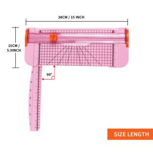 12 Sheet A4 Mini Paper Cutter with Cutting Size of 330x320mm and Cutting
