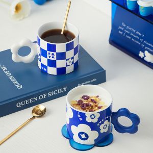 Ready To Ship In Stock Wholesale Mugs Vintage Klein Blue Creative High Value