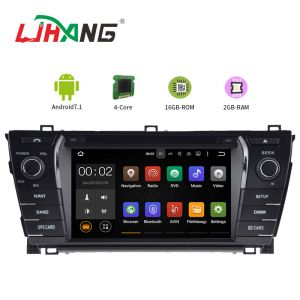 7 Inch Touch Screen AM FM Toyota Car DVD Player Multi - Language Supported