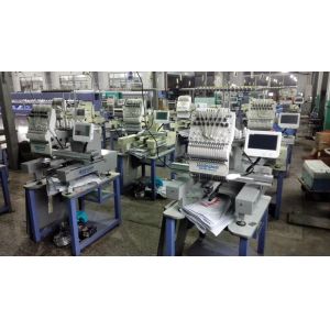 Fast Speed Single Head Embroidery Machine Big Emb. Area 560x370mm