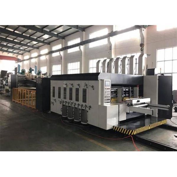 Quality Lead Edge Corrugated Printing Slotting Die Cutting Machine With Folder Gluer High Efficiency wholesale